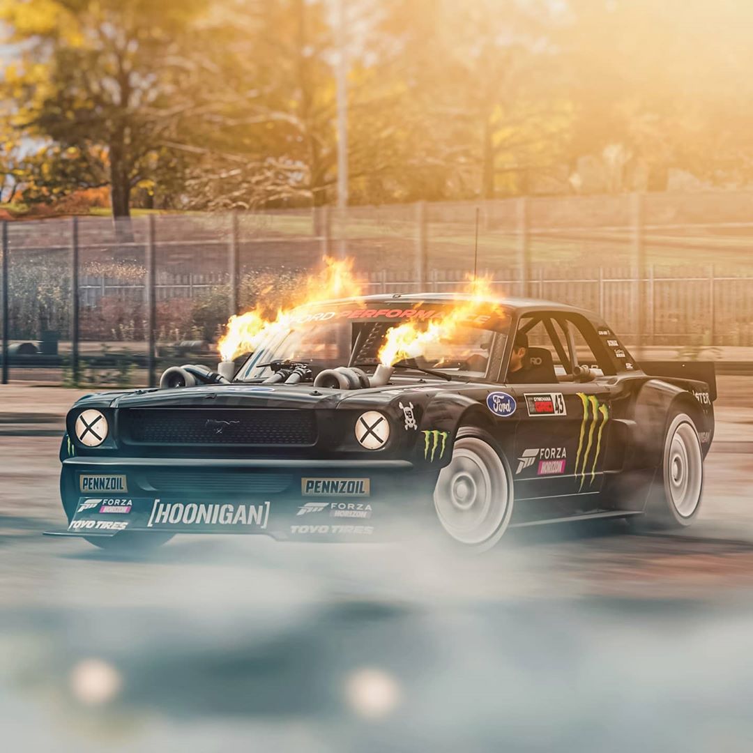 This Photohopped Ford Mustang Hoonicorn Shows How Far Racing Games Have Come