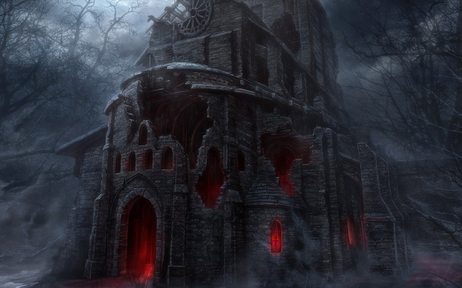 Haunted House Wallpaper