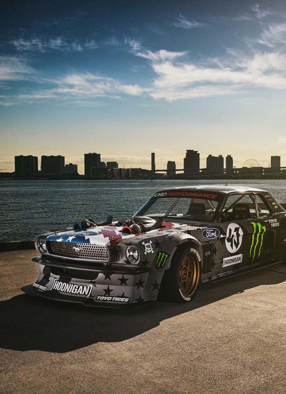 Big in Japan Ford Mustang GT- Notchback V2 Block- Hoonigan Bay. Ken block, Cool car picture, Mustang cars