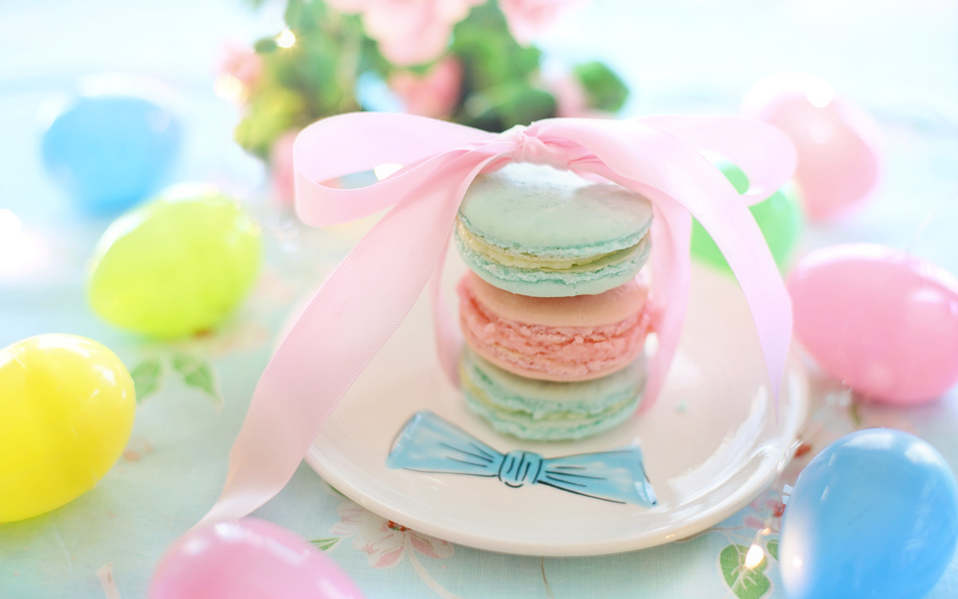 Easter Wallpaper, Macarons, Pastels, Cookies, Biscuits, Pastries, Sweet Food • Wallpaper For You