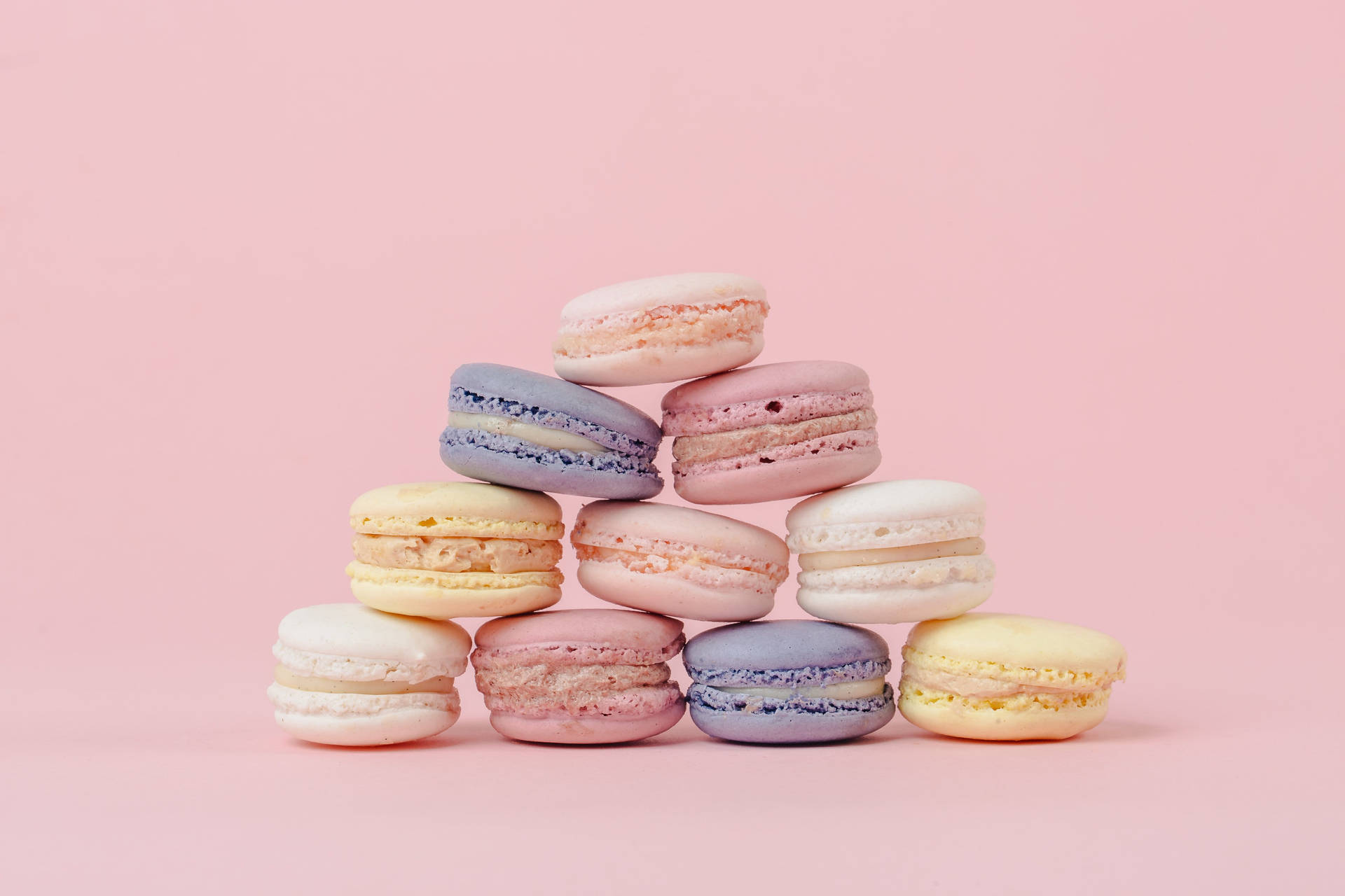 Download Pastel Aesthetic Macarons Wallpaper