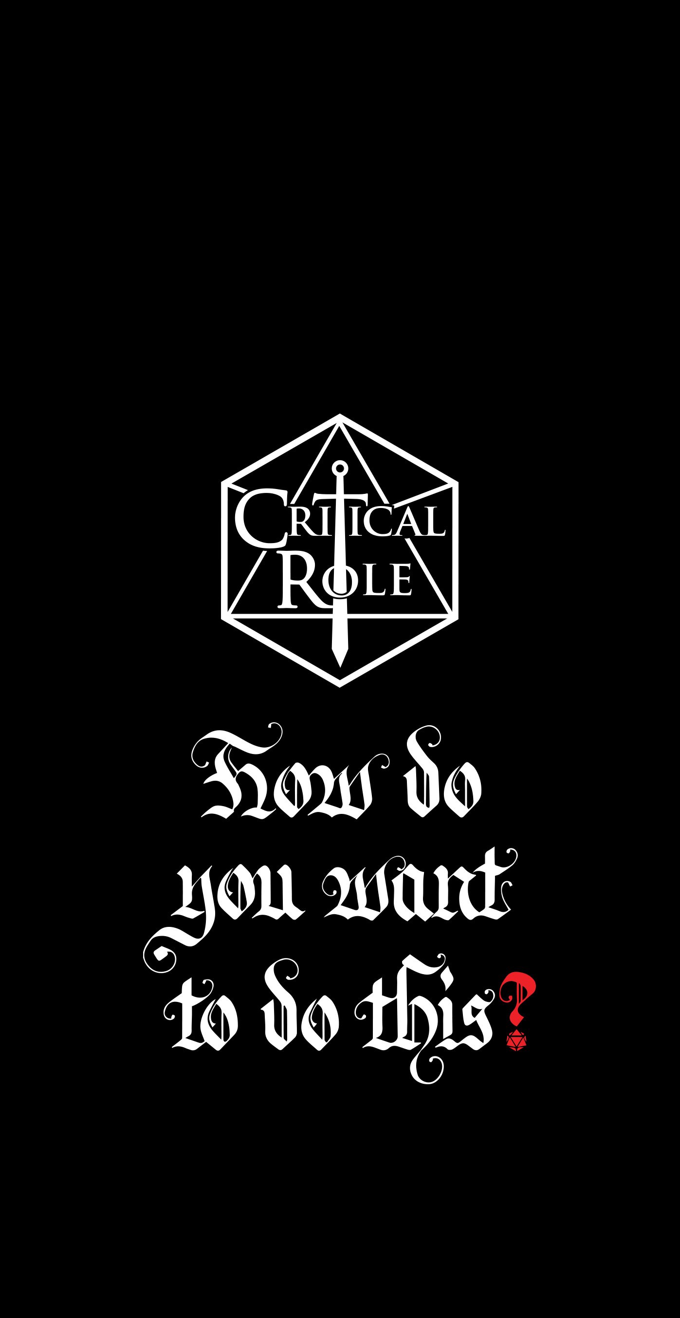 Critical Role Wallpaper Free Critical Role Background