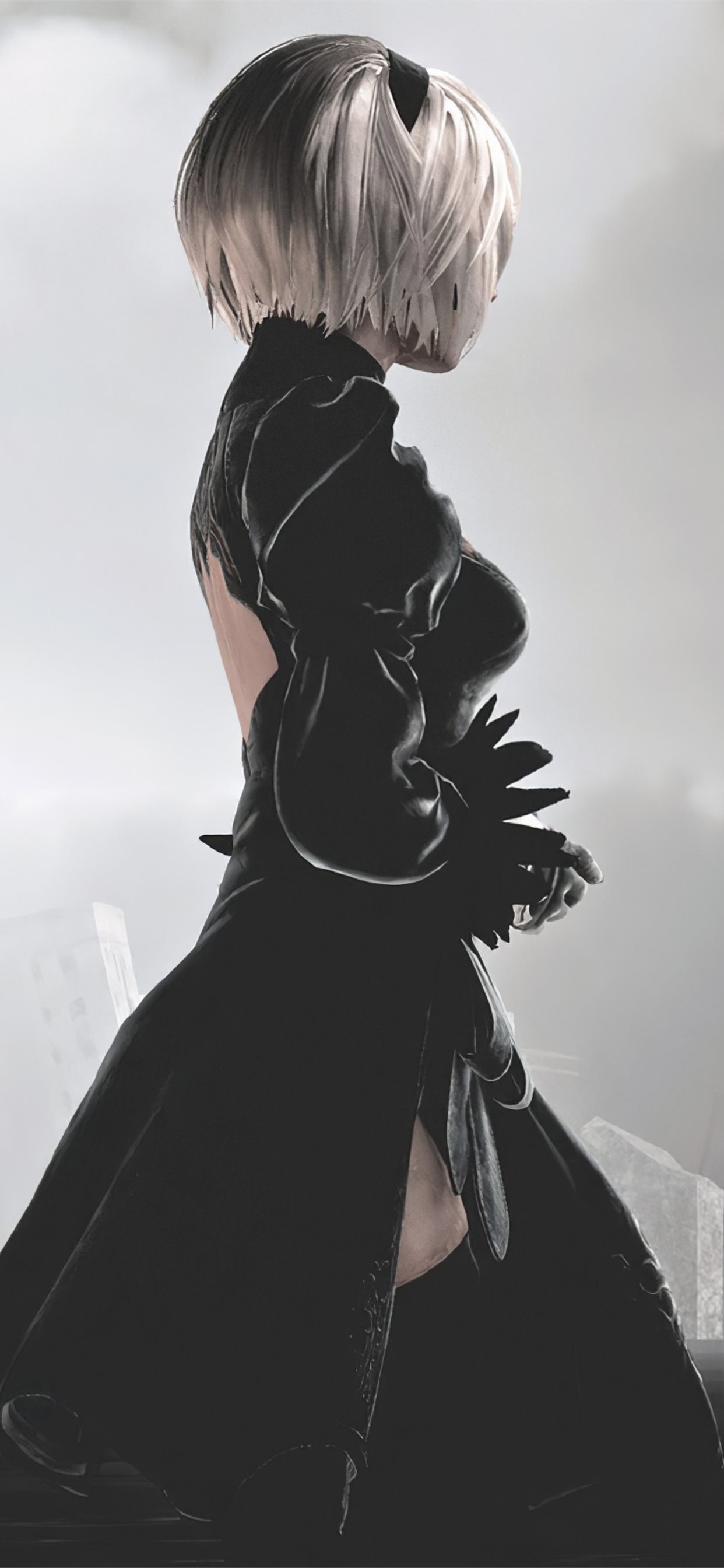 nier automata videogame 4k iPhone X Wallpaper Free Download