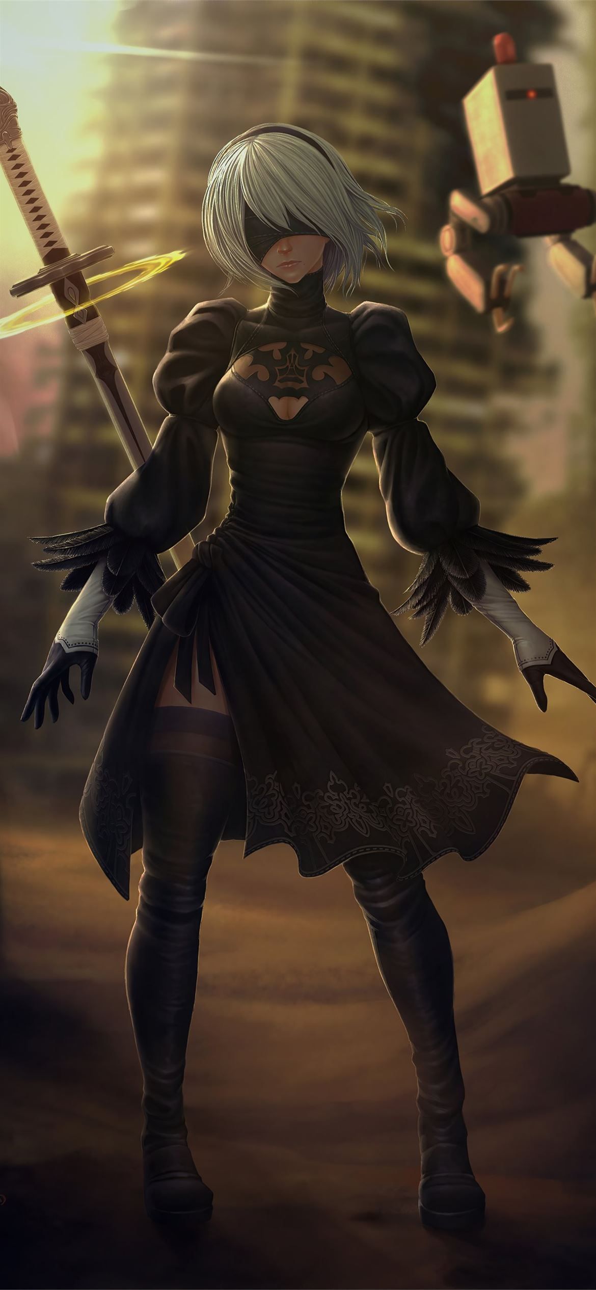 nier automata game artwork 4k #NierAutomata #AnimeGirl #anime #artist #artwork #digitalart k. Nier automata game, 2b nier autómata, Nier automata