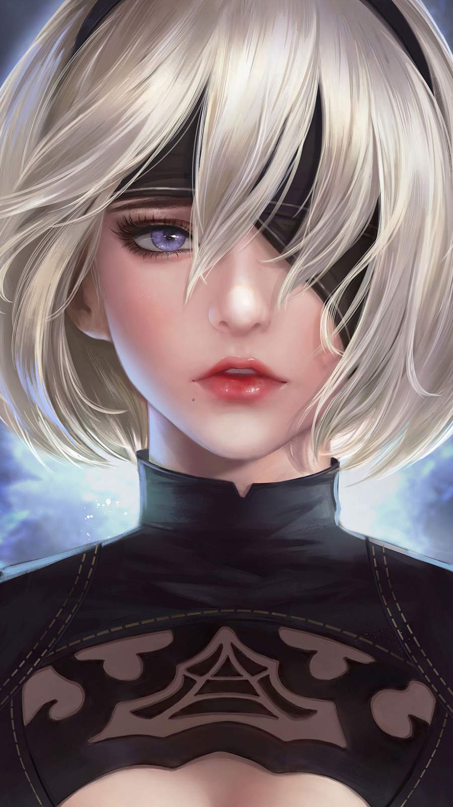 Nier Automata Anime Girl Wallpaper, iPhone Wallpaper