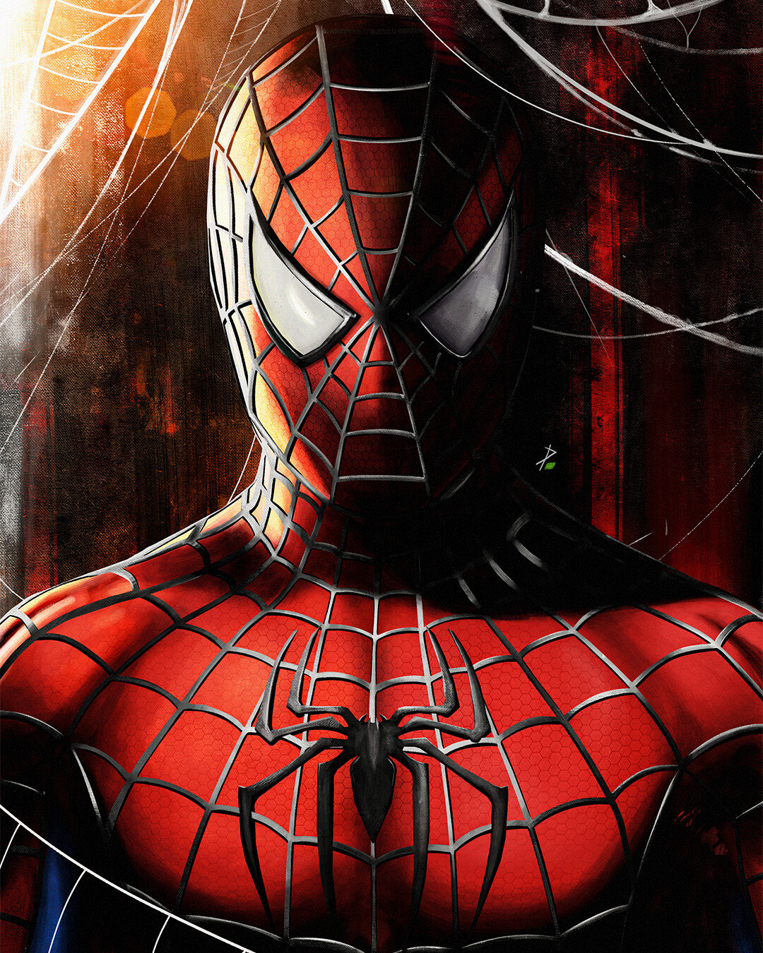 Download Tobey Maguire In Ripped Spider-Man Suit Wallpaper