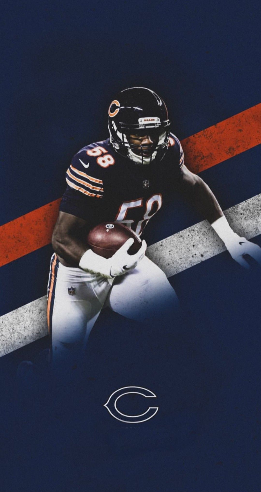 Roquan Smith. Chicago bears picture, Chicago bears football, Bears football