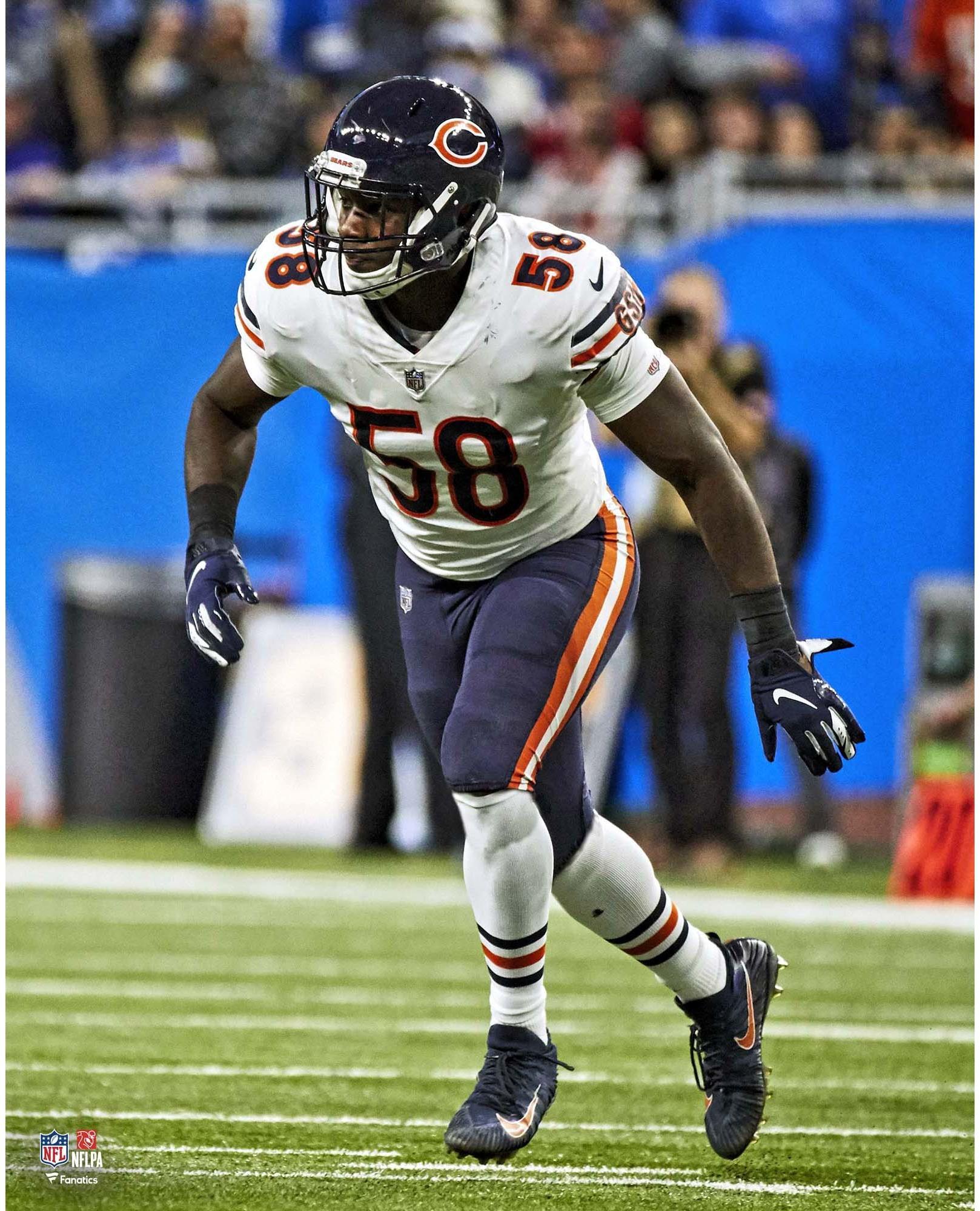 Roquan Smith Chicago Bears Unsigned Action Photograph