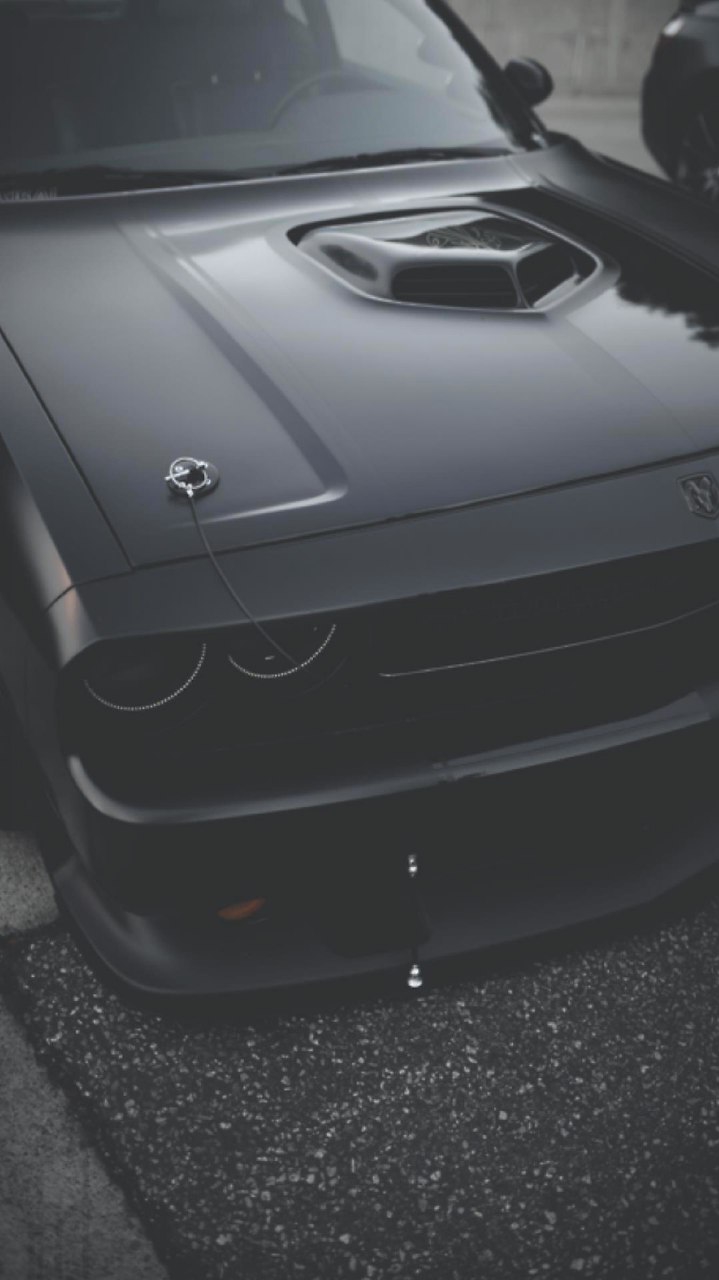 Black Dodge Challenger IPhone Wallpaper Wallpaper, iPhone Wallpaper