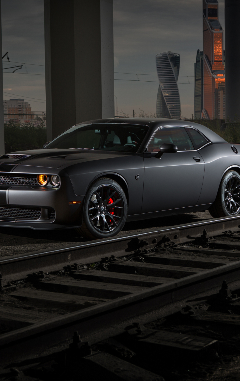 Download 2019 dodge challenger srt hellcat, railtrack 840x1336 wallpaper, iphone 5, iphone 5s, iphone 5c, ipod touch, 840x1336 HD image, background, 21898