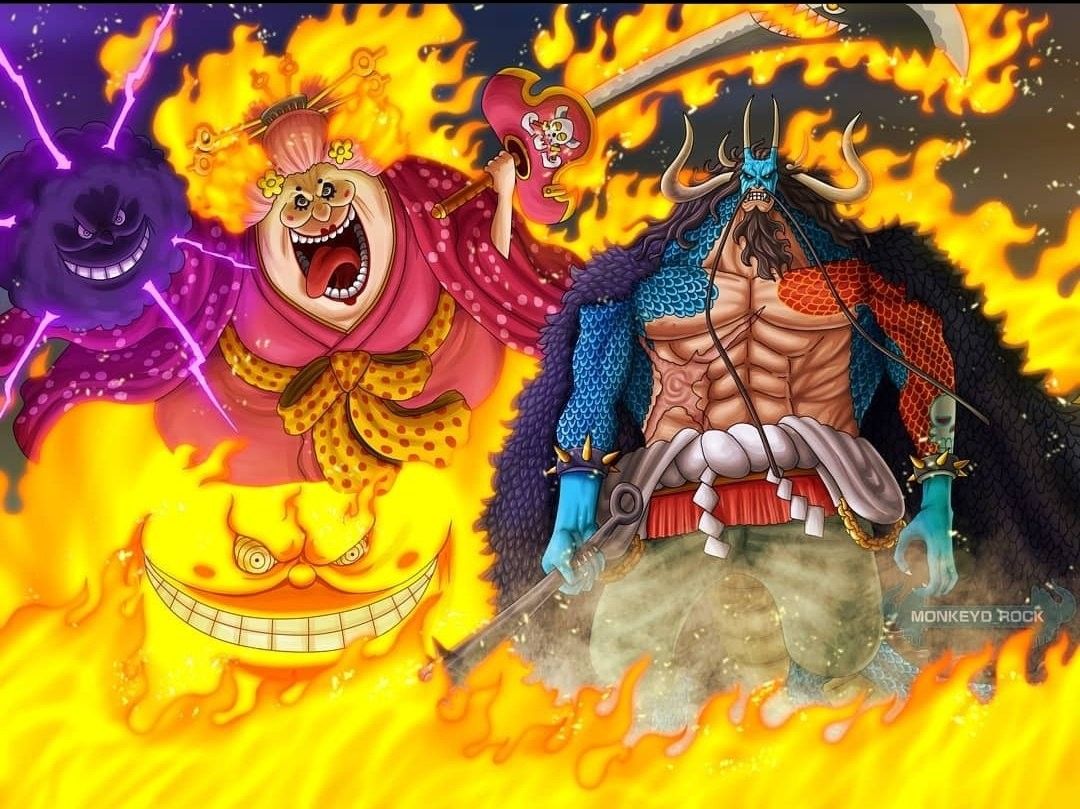 Kaido and Big mom one piece. Kaido one piece, One piece big mom, One piece manga
