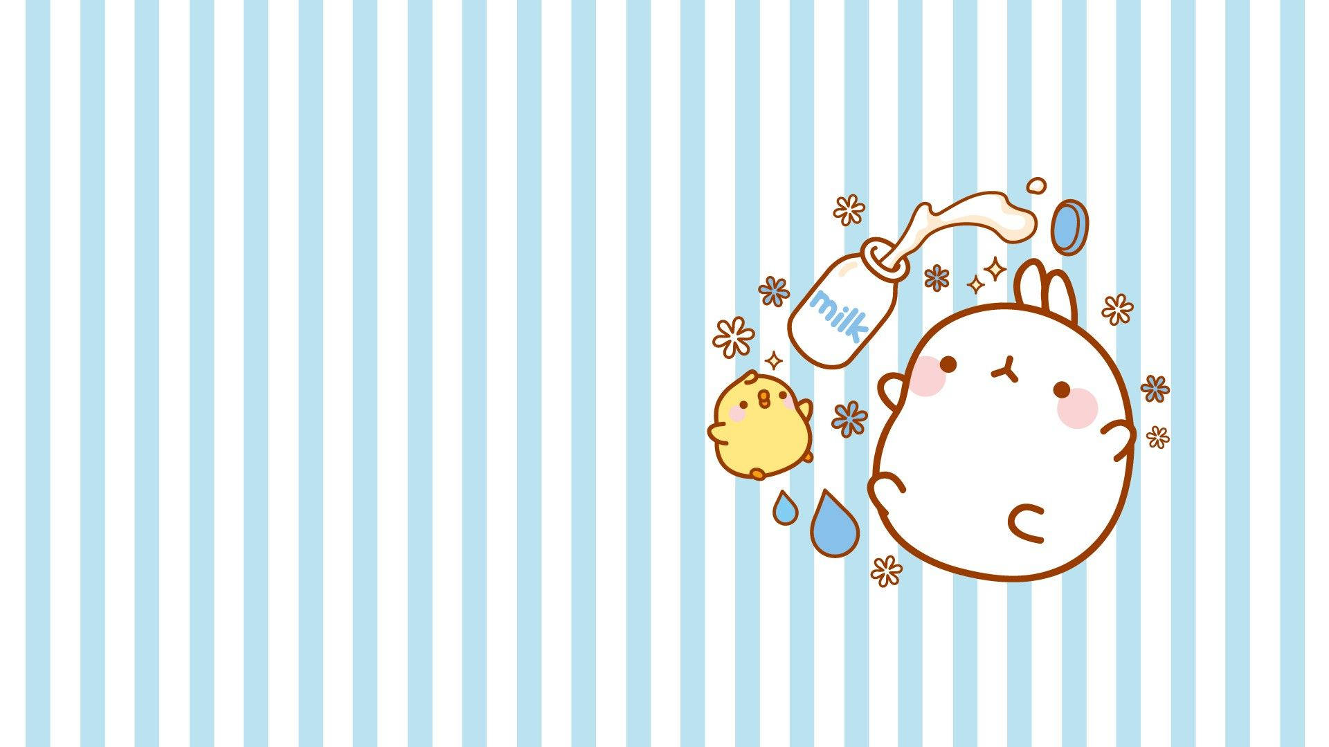 Download Kawaii Pastel Cute Characters Wallpaper