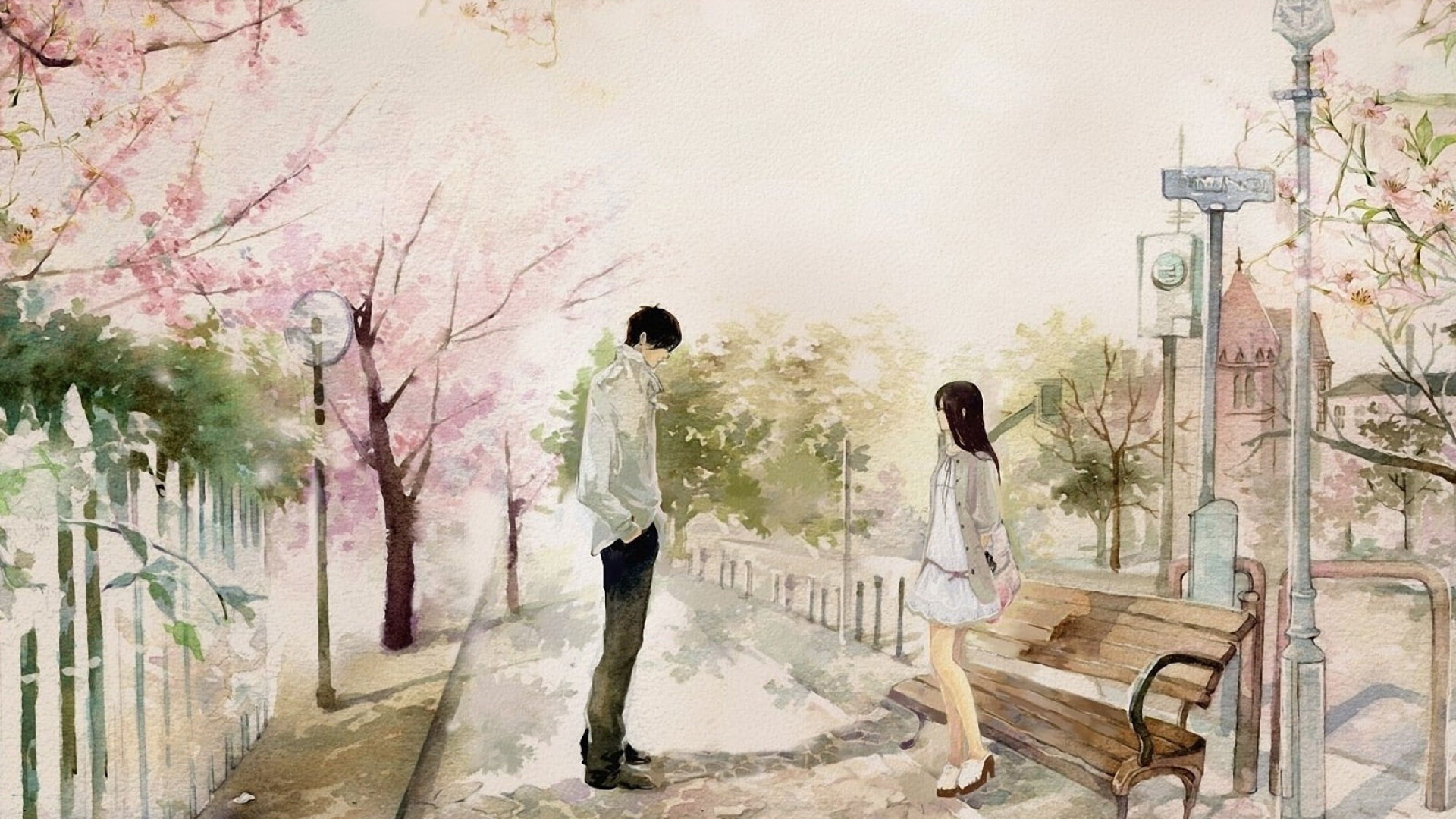 Painting Romance Wallpaper, Anime Girls, Anime Boys • Wallpaper For You