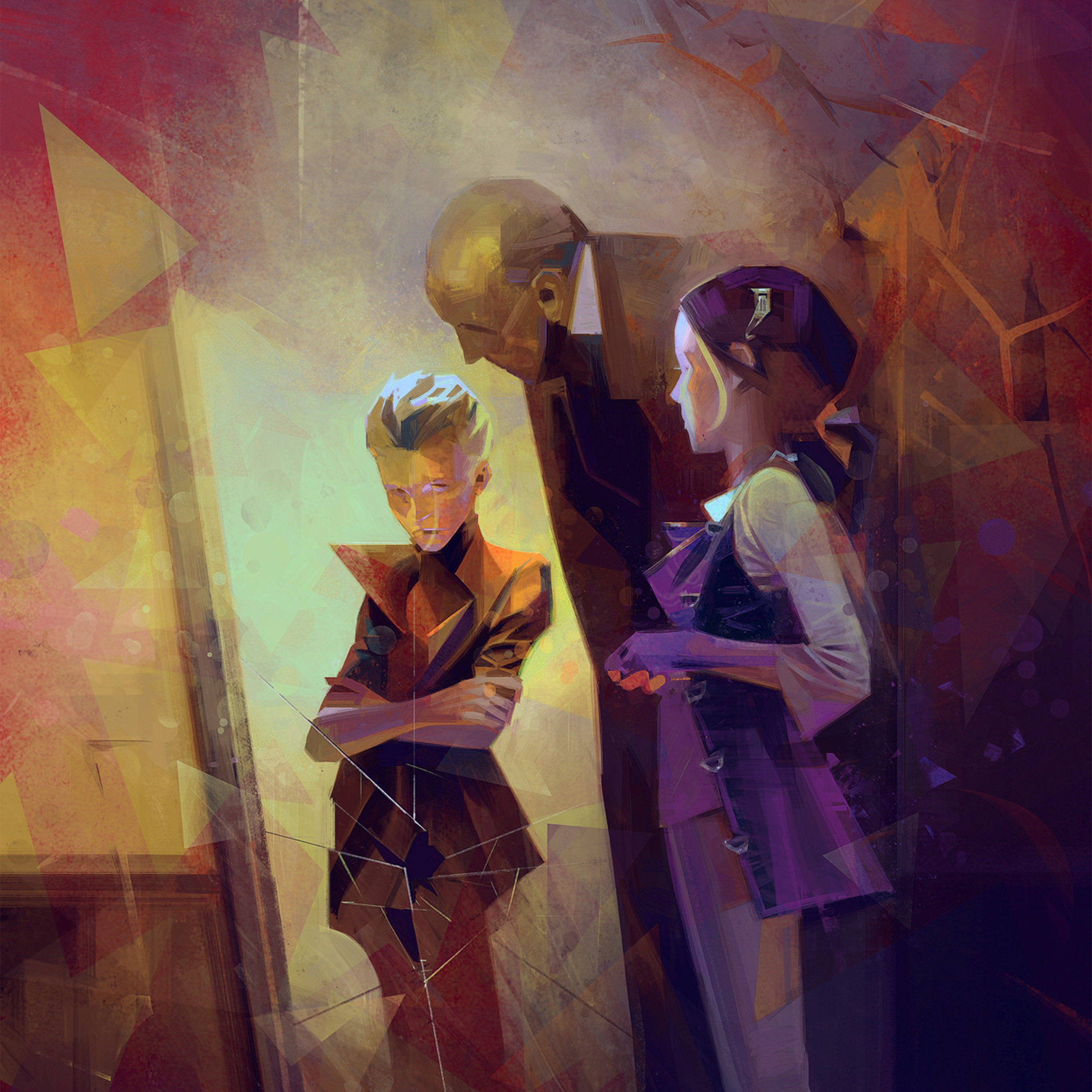 Devil Paint Illustration Art Boy Wallpaper