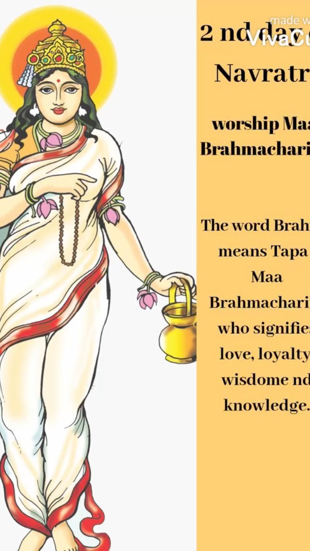 Jai maa brahmacharini