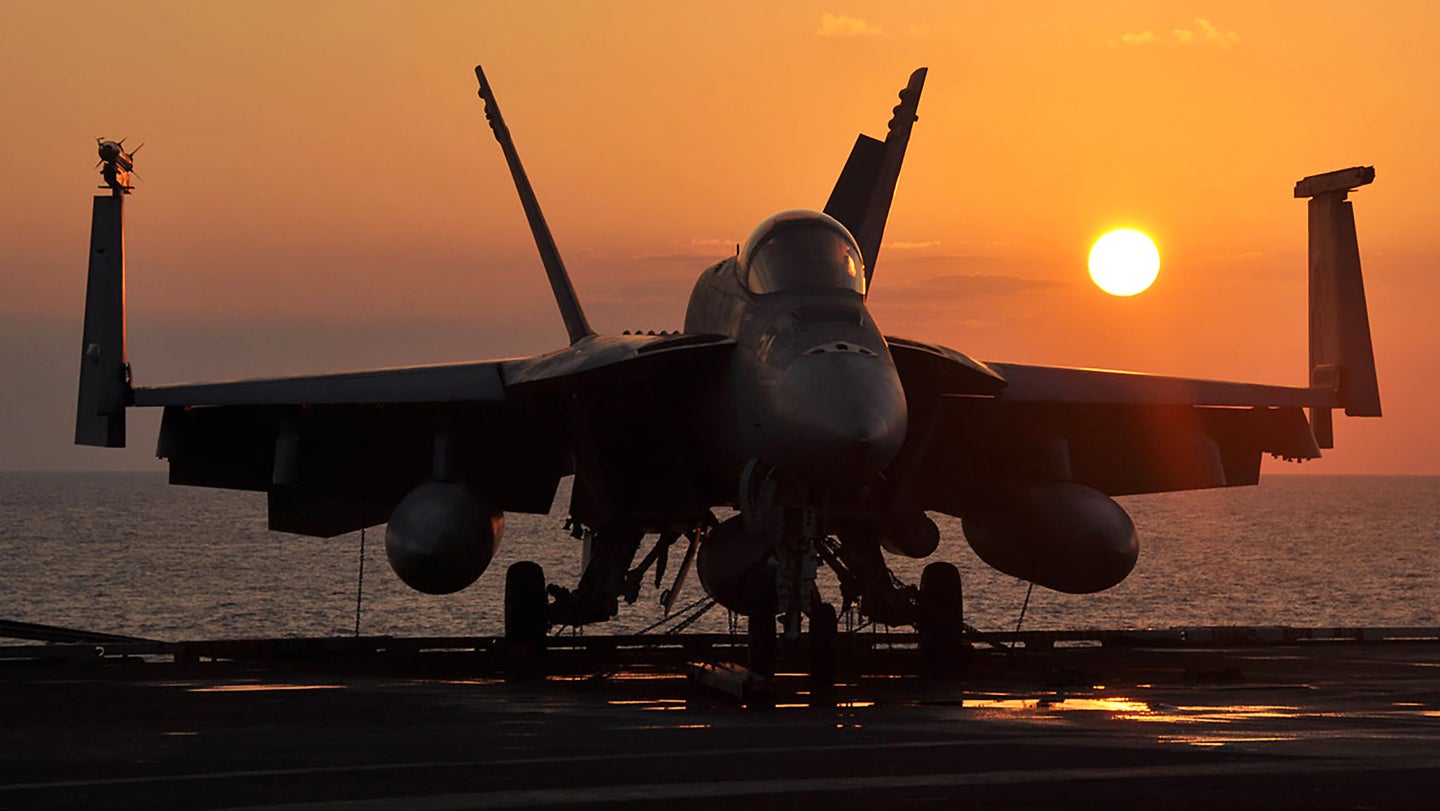 Photos Leak Of What Appears To Be Maverick's Specially Painted Super Hornet For Top Gun 2