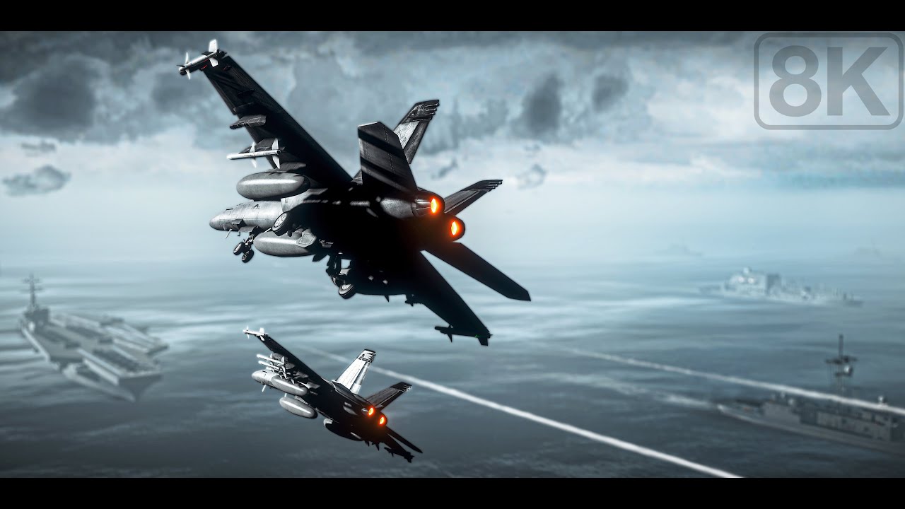 The Persian Gulf (Super Hornet VS Sukhoi Dogfight) Battlefield 3
