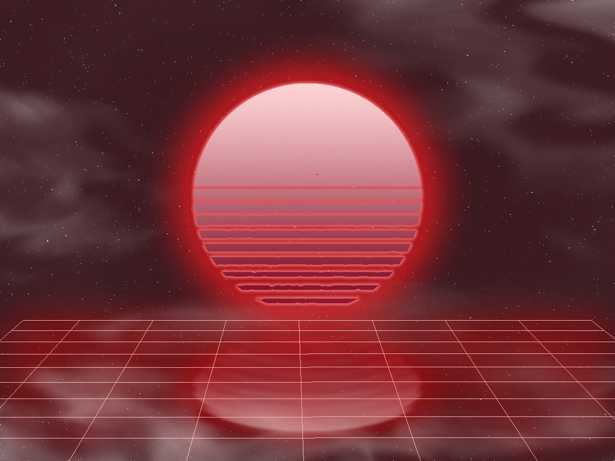 Dark Retro Wallpaper