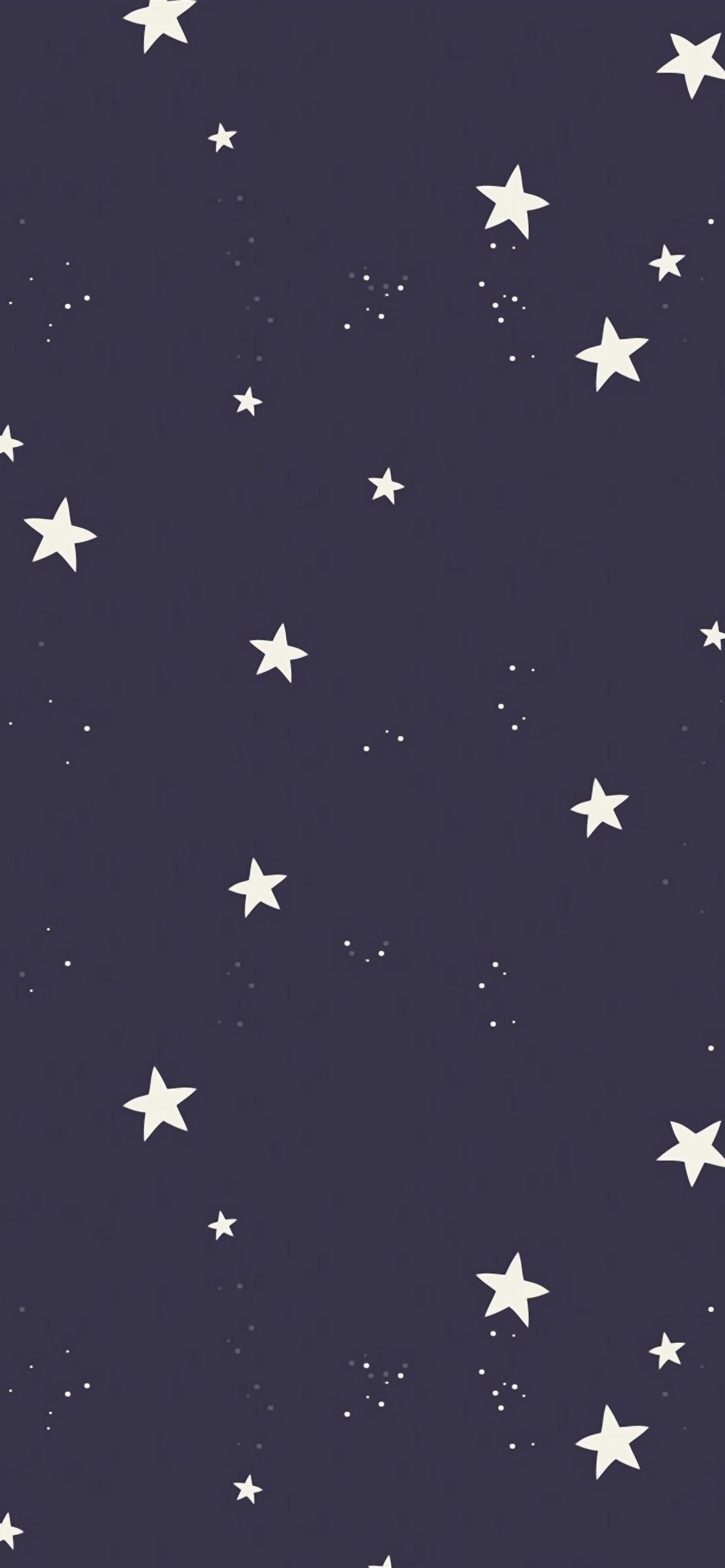 Simple Stars Pattern Dark Background iPhone Wallpaper Free Download