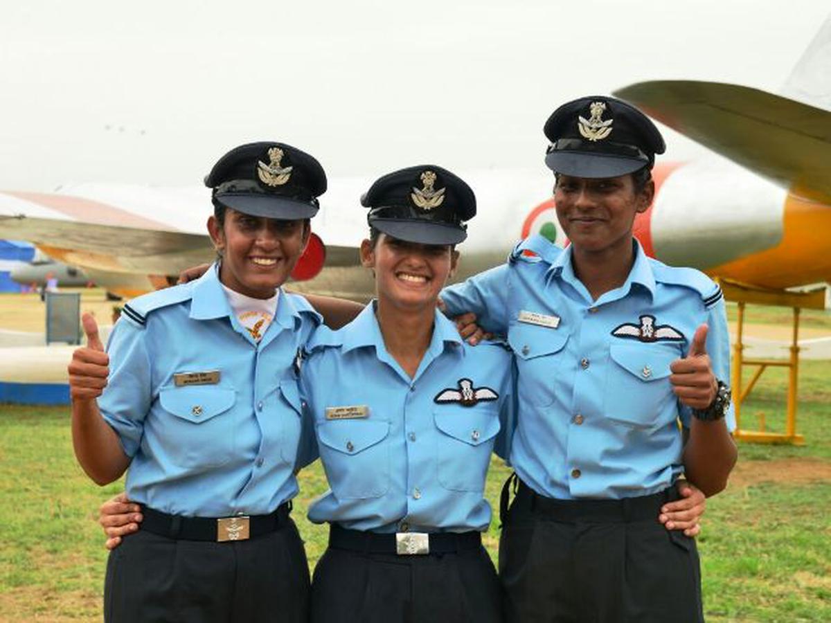 First batch of three female fighter pilots commissioned