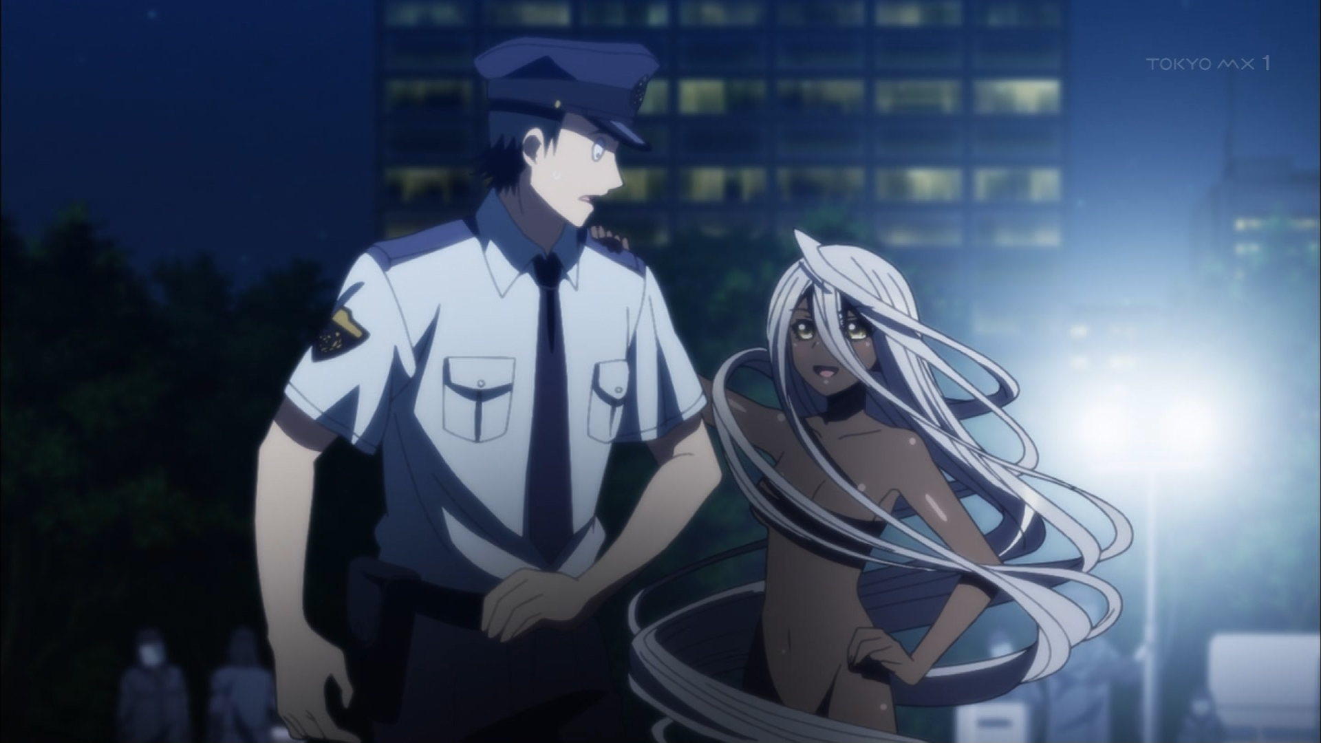 This guy is probably tired of seeing so many monster girls. Monster Musume / Daily Life with Monster Girl