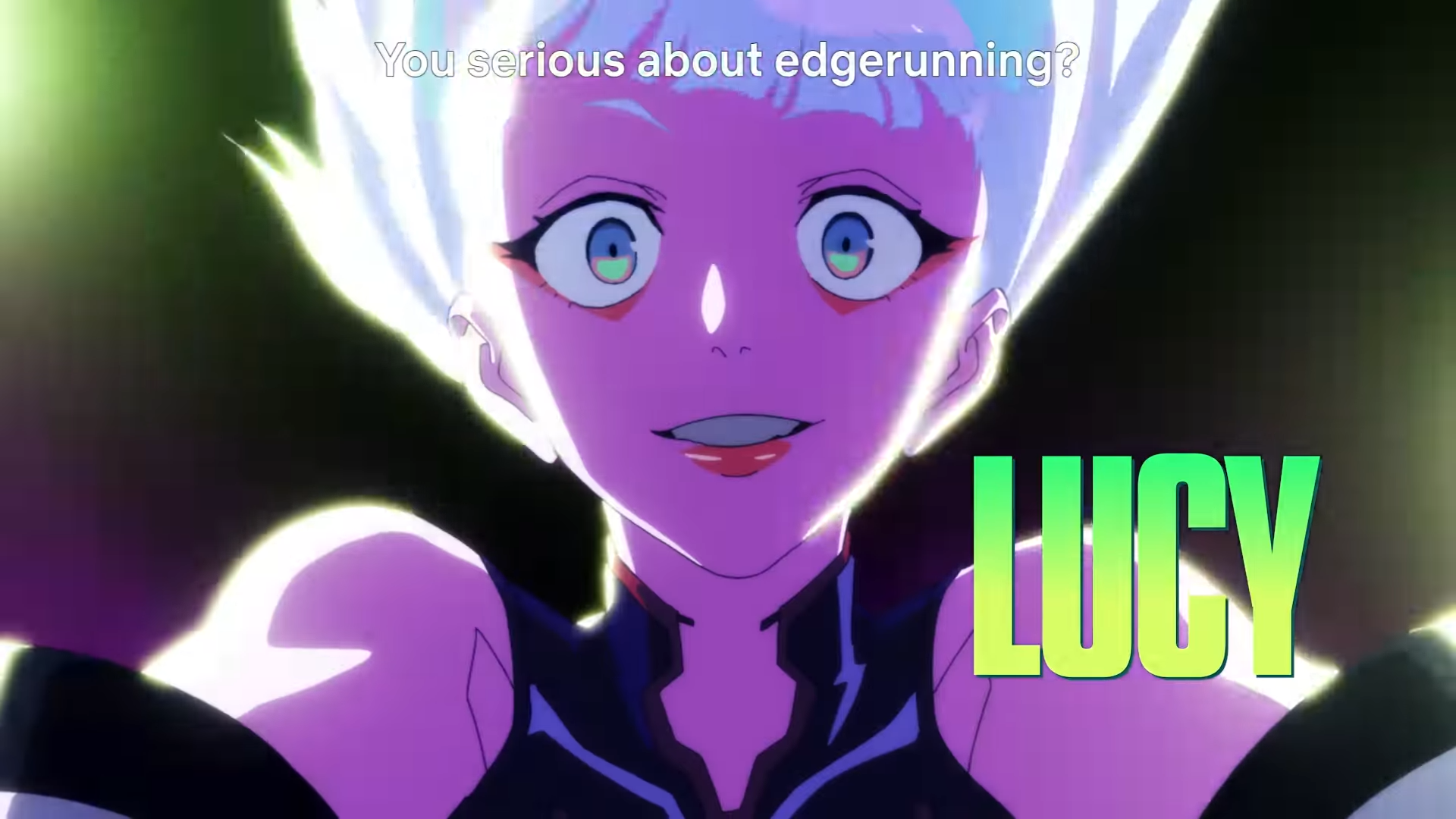 Wallpaper Cyberpunk: Edgerunners, Lucyna Kushinada, Cyberpunk Running on  the Edge for mobile and desktop, section арт, resolution 1920x1600 -  download