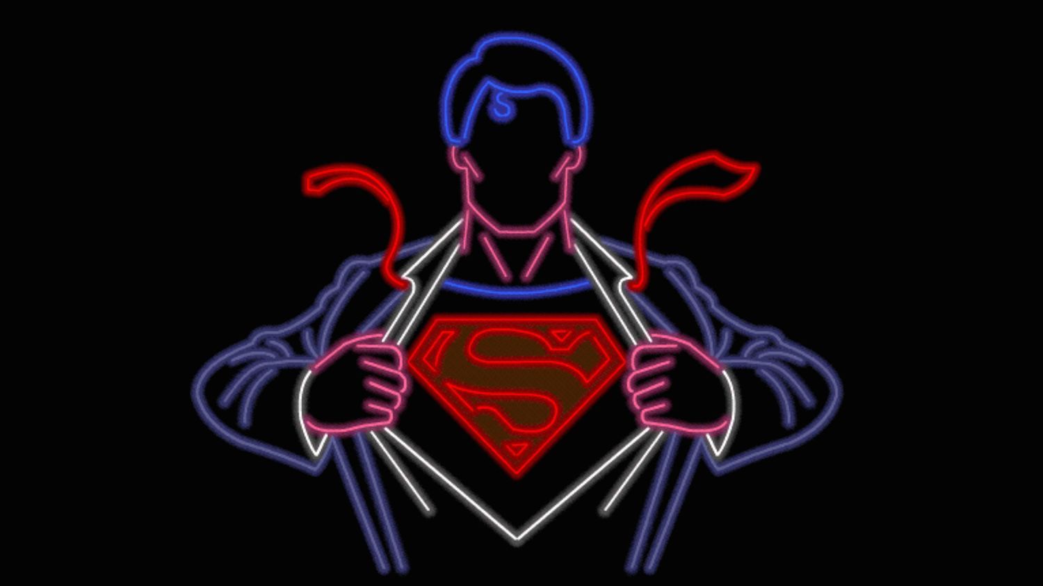 Trippy Superman Logo