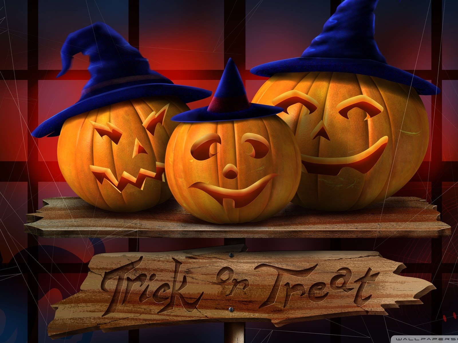 Trick Or Treat Happy Halloween Desktop Wallpaper