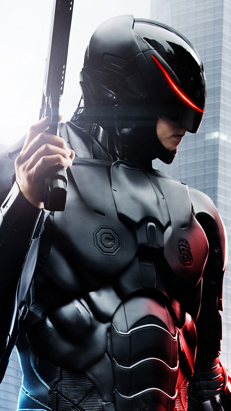 Biomech iPhone Wallpaper. Robocop, Action movie poster, Captain marvel carol danvers