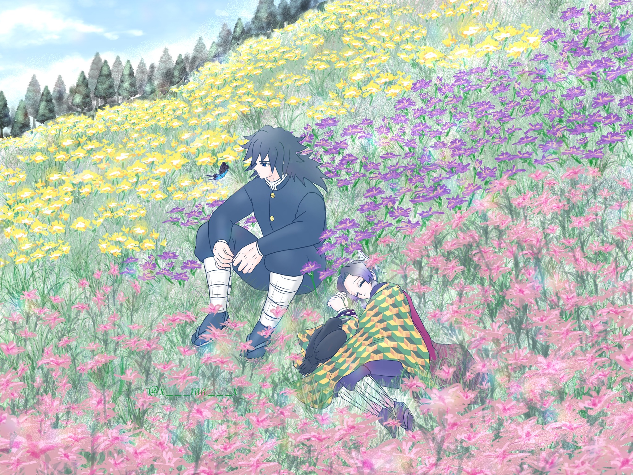 GiyuShino (Demon Slayer) HD Wallpaper and Background