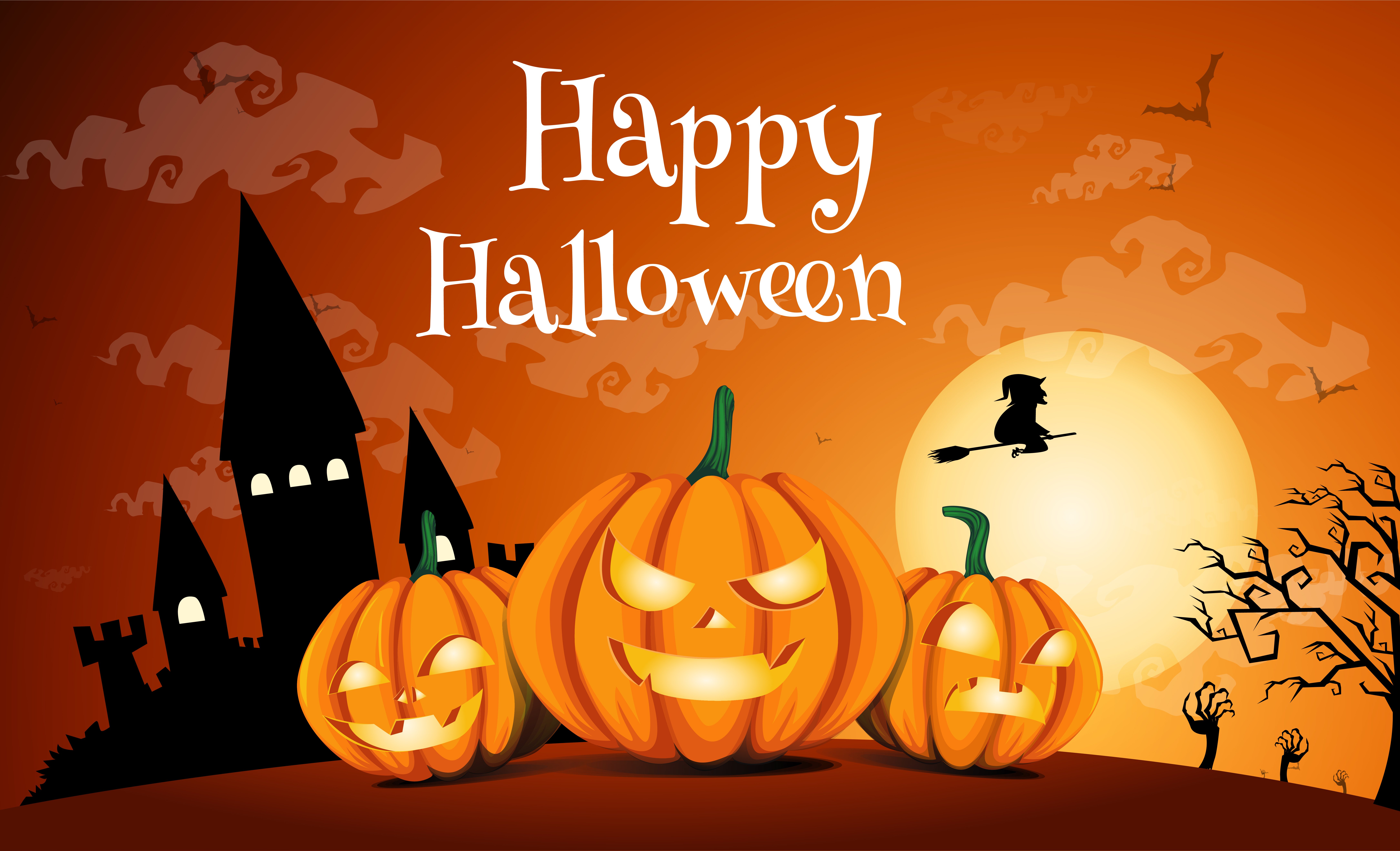Halloween 8k Ultra HD Wallpaper