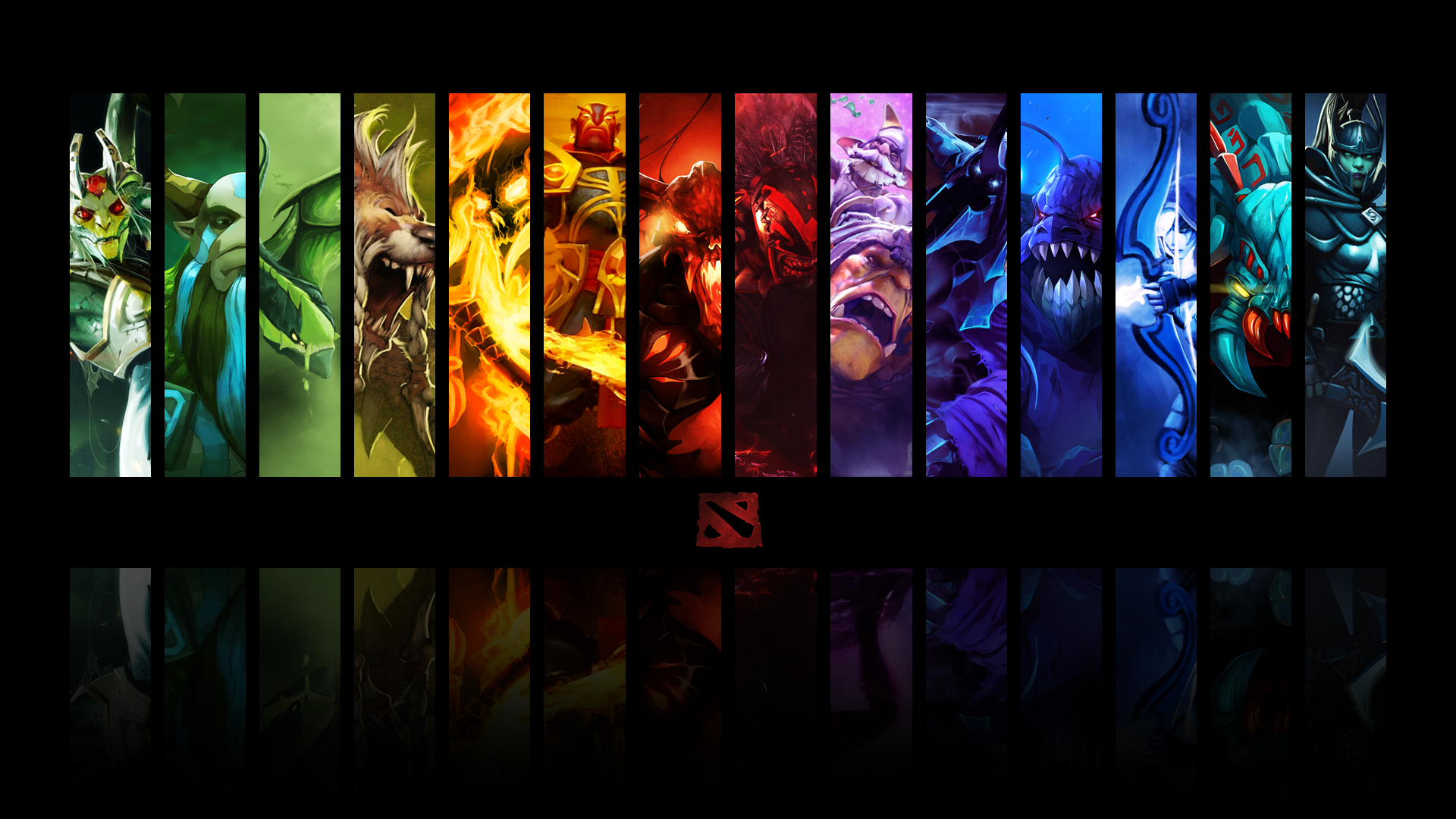 DotA 2 Hero Wallpaper v2: Carries only! [1920x1080] with more versions inside comments!