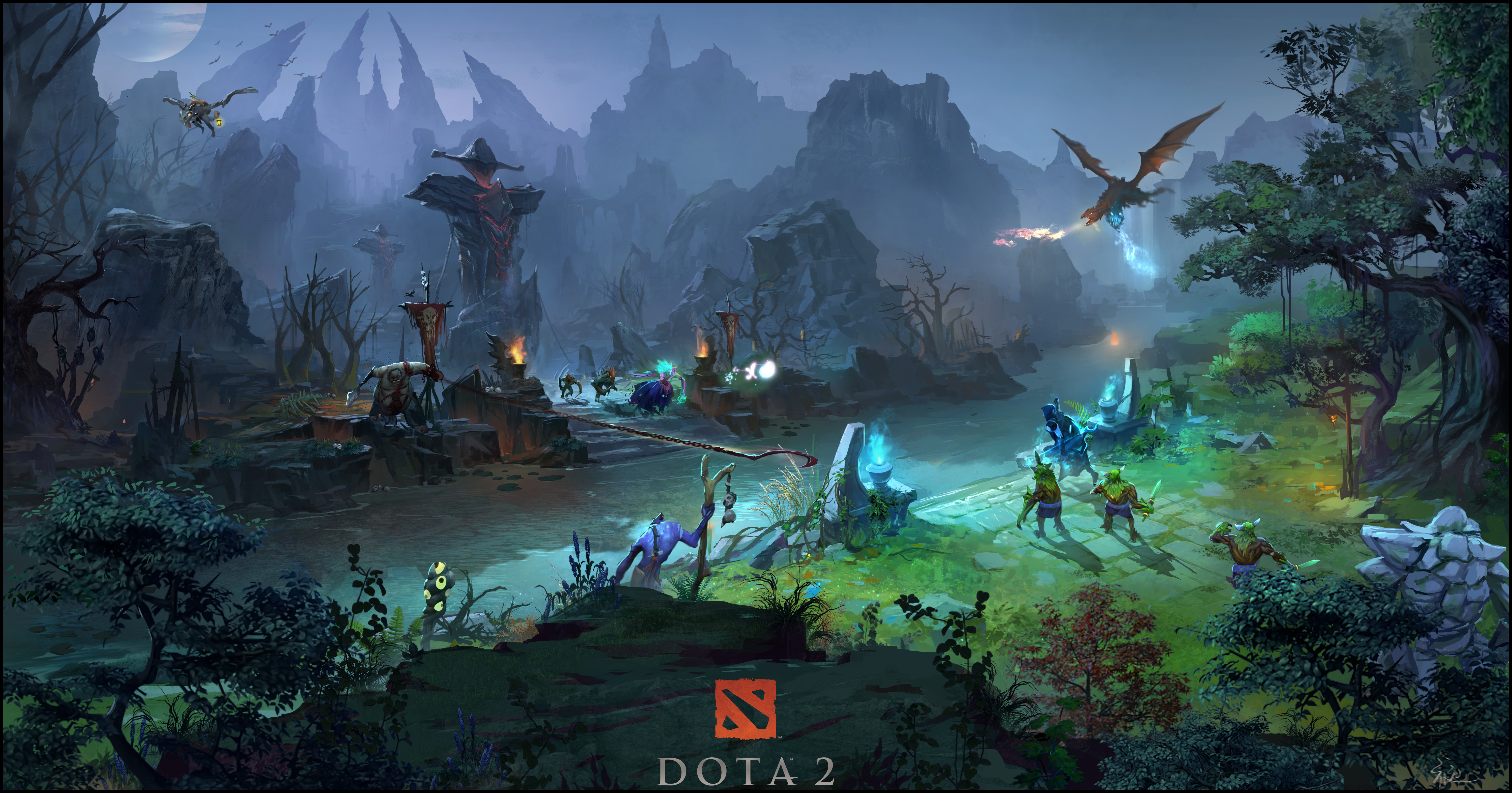 4K Dota 2 Wallpaper and Background Image