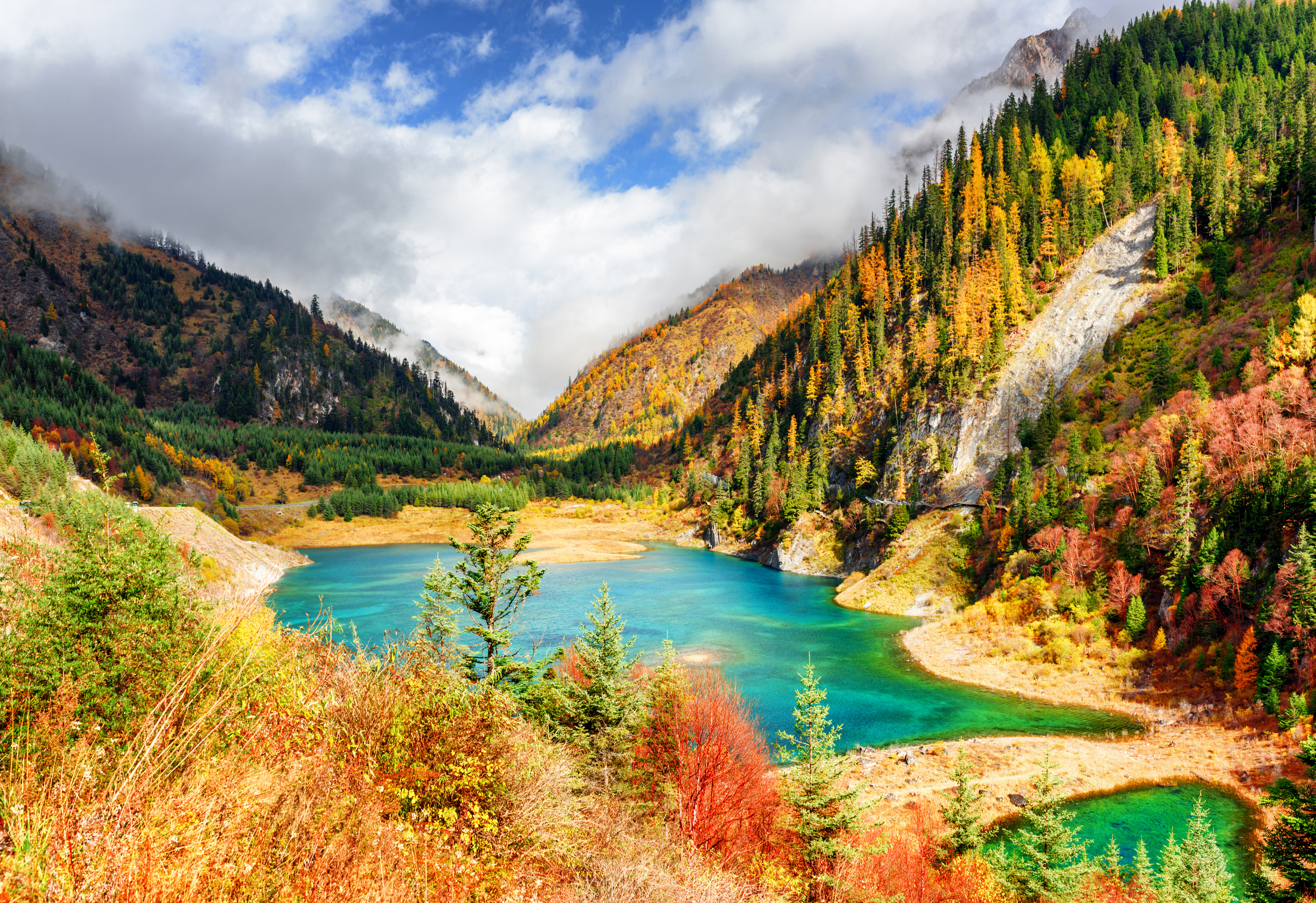 Jiuzhaigou Park HD Wallpaper and Background