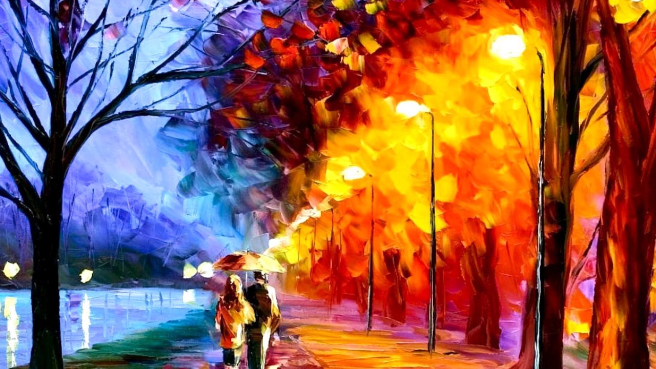 Autumn, Oil, Painting, Desktop, Wallpaper, Amazing, That Mean Something