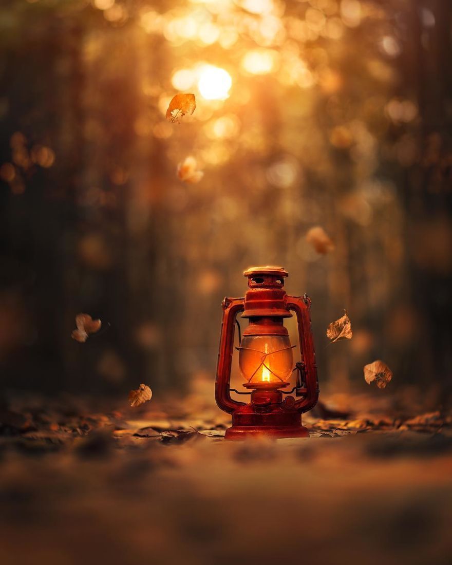 Autumn And Lantern Wallpapers Wallpaper Cave