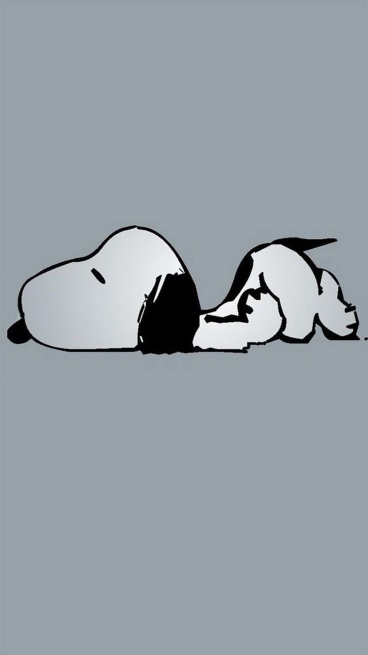Snoopy (black and white). Snoopy wallpaper, Snoopy wallpaper background, Cute iphone 6 wallpaper