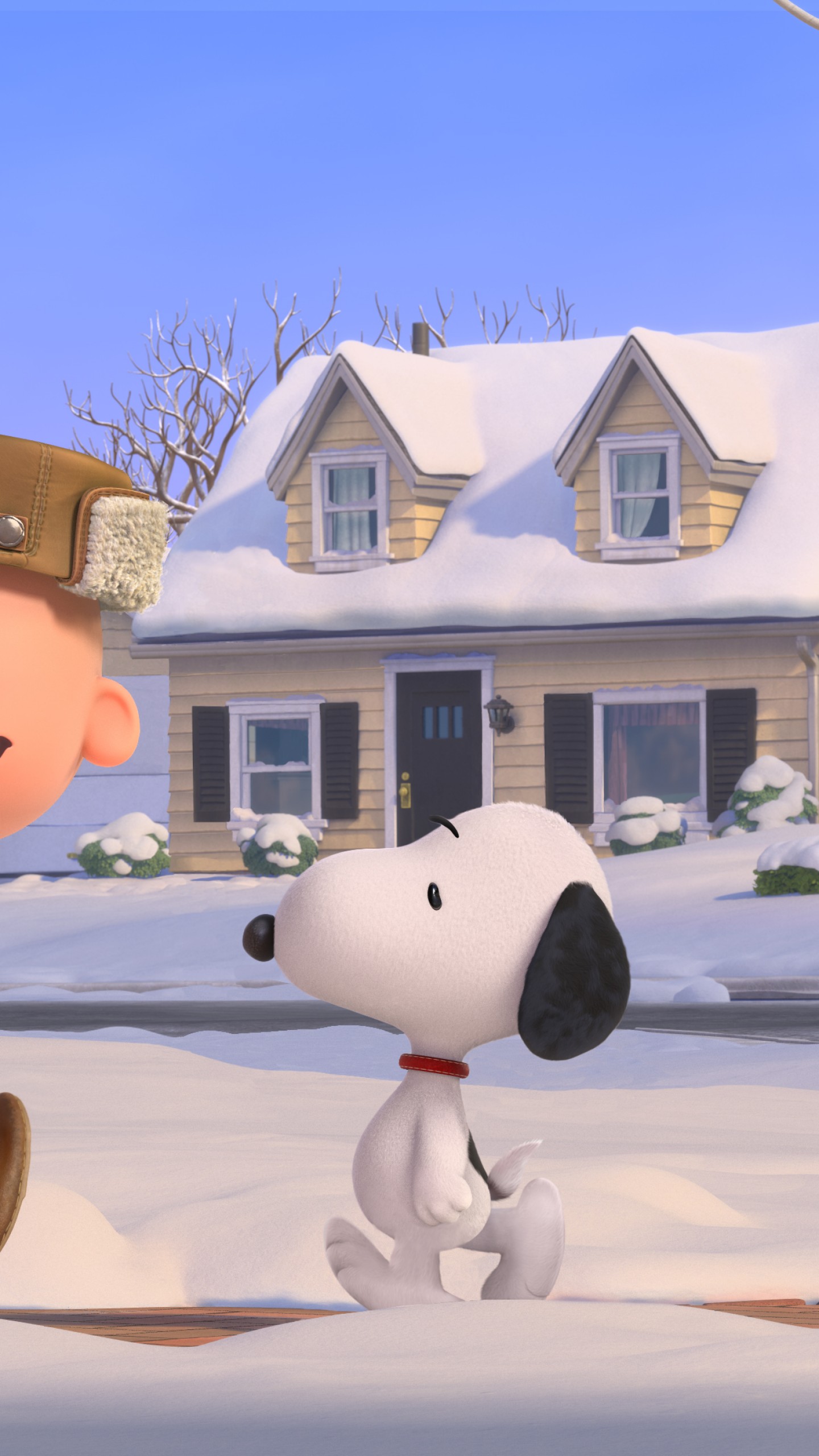 Wallpaper The Peanuts Movie, Snoopy, Charlie Brown, winter, Movies
