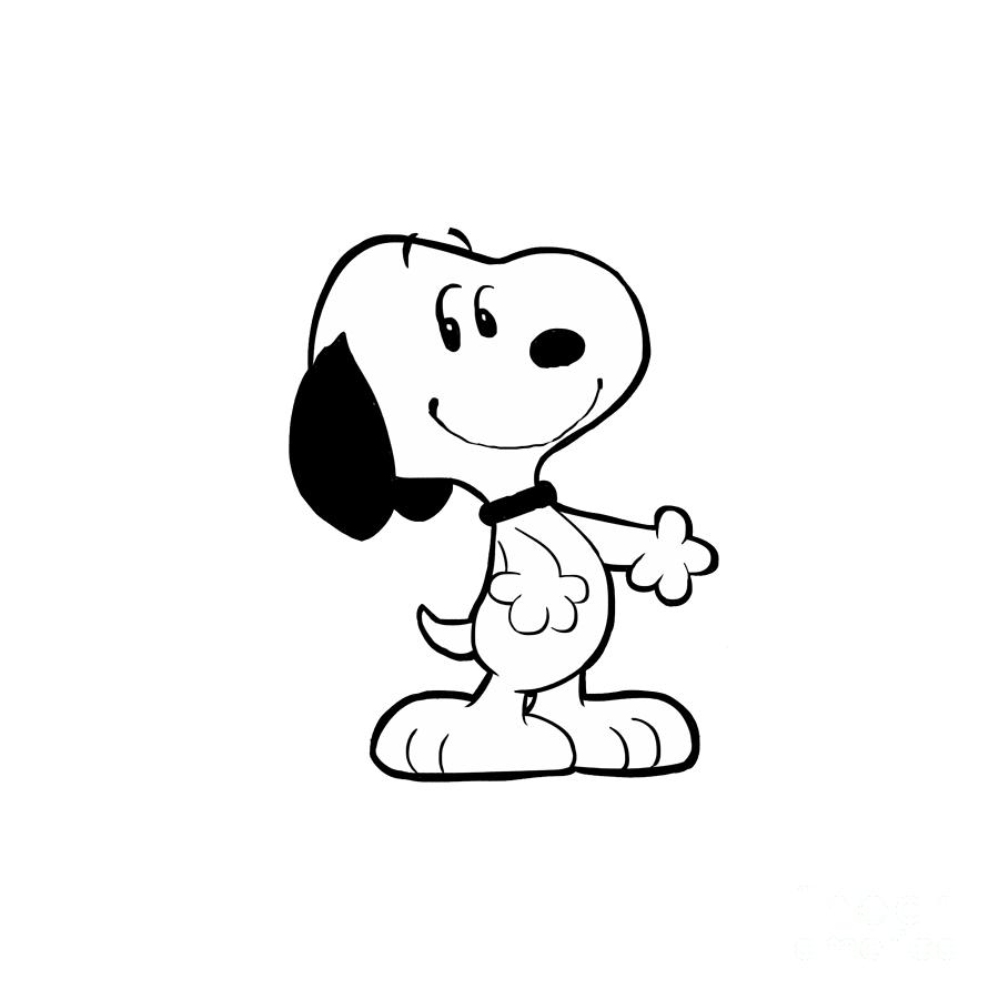 Snoopy Dog Digital Art by Aaron S Hernandez Hernandez. Fine Art America