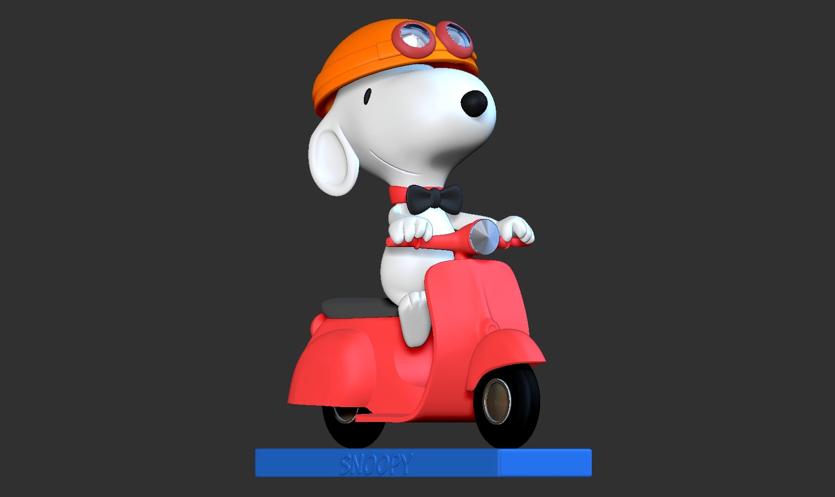 Snoopy Dog Ready 3D Model