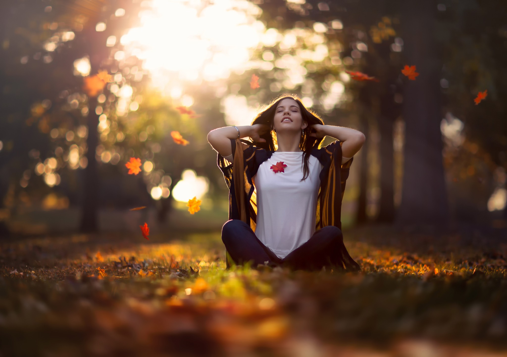 Autumn Girl Wallpapers - Wallpaper Cave