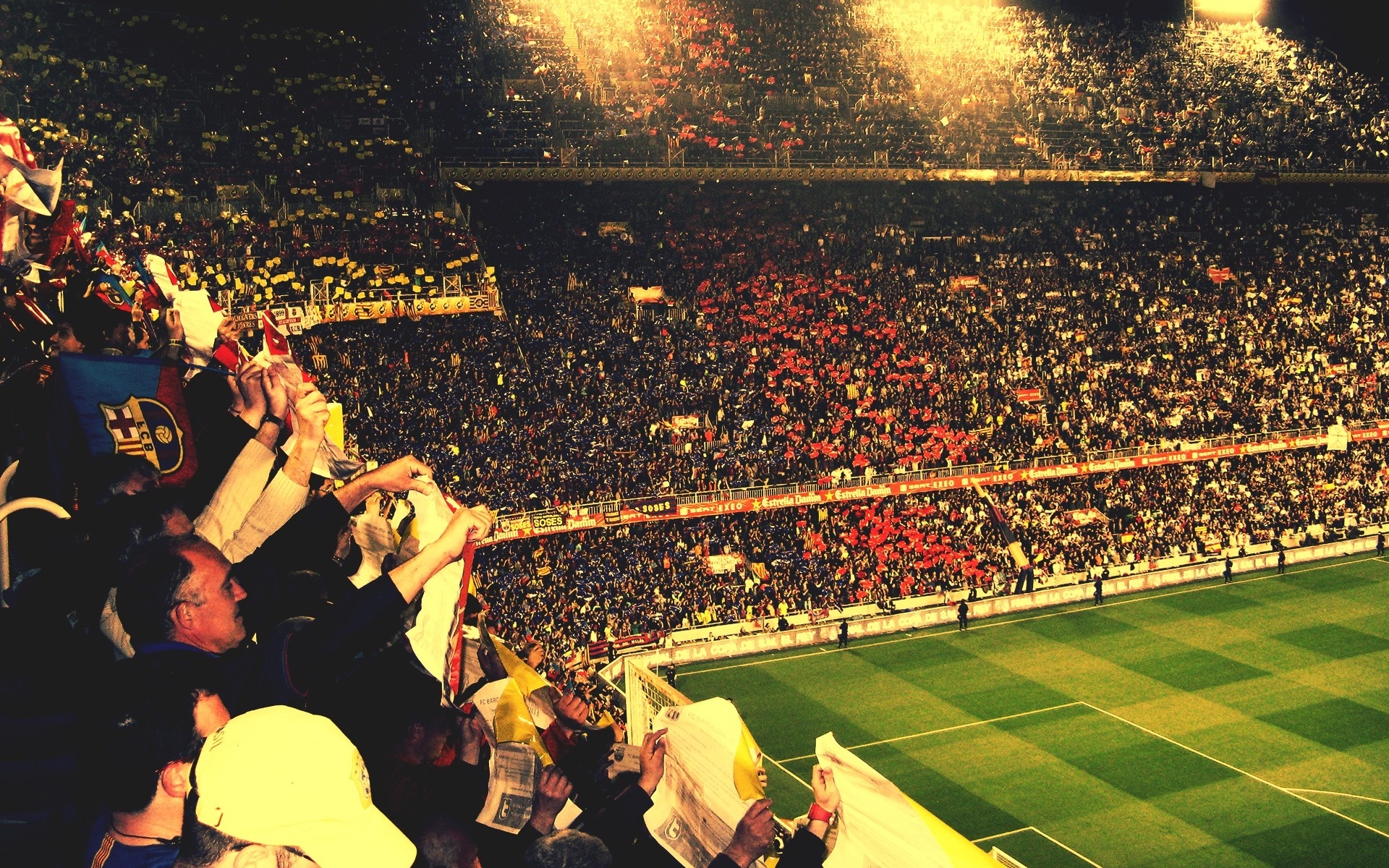 fc, Barcelona, Soccer, Football, Crowd, Stadium, People Wallpaper HD / Desktop and Mobile Background
