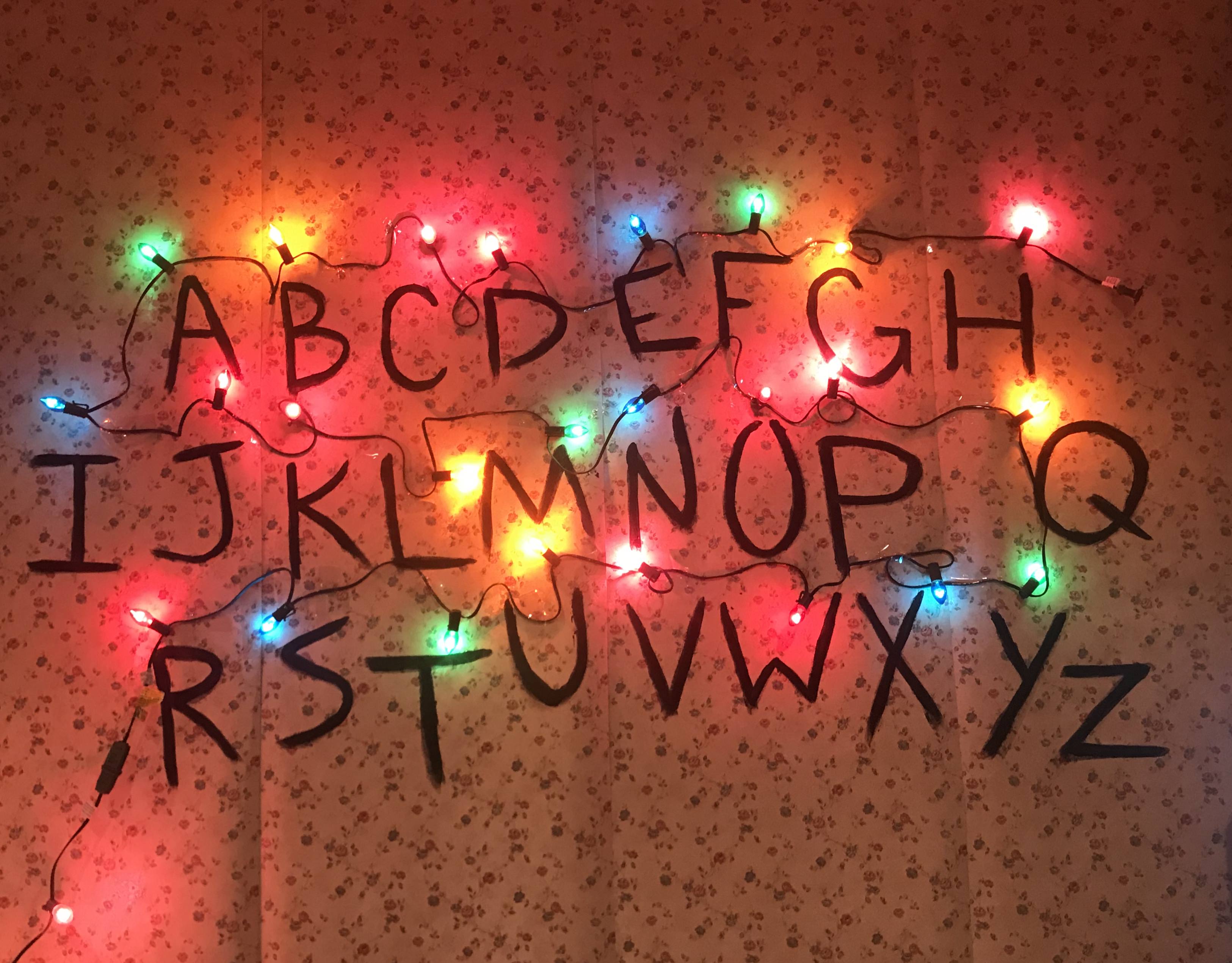 We hosted a Stranger Things themed party for Halloween