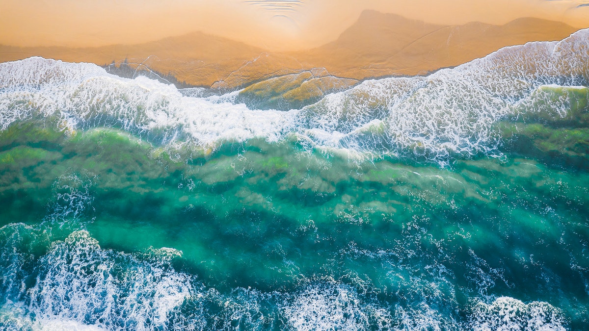 Beach desktop wallpaper background, HD