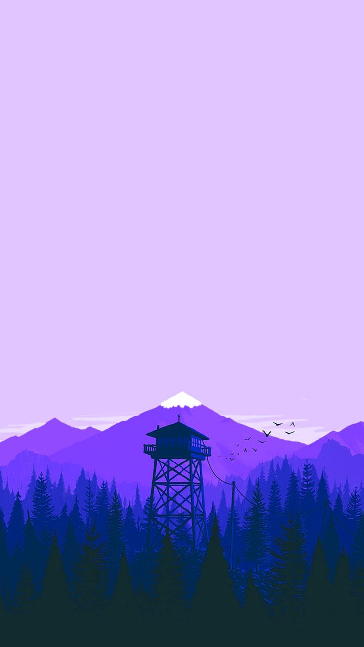 Firewatch Winter Wallpaper. Winter wallpaper, iPhone wallpaper landscape, Scenery wallpaper