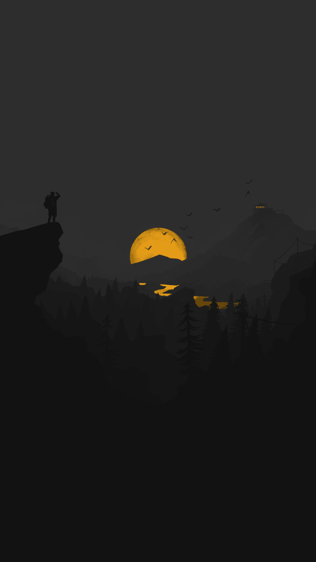 Firewatch Mobile Wallpaper