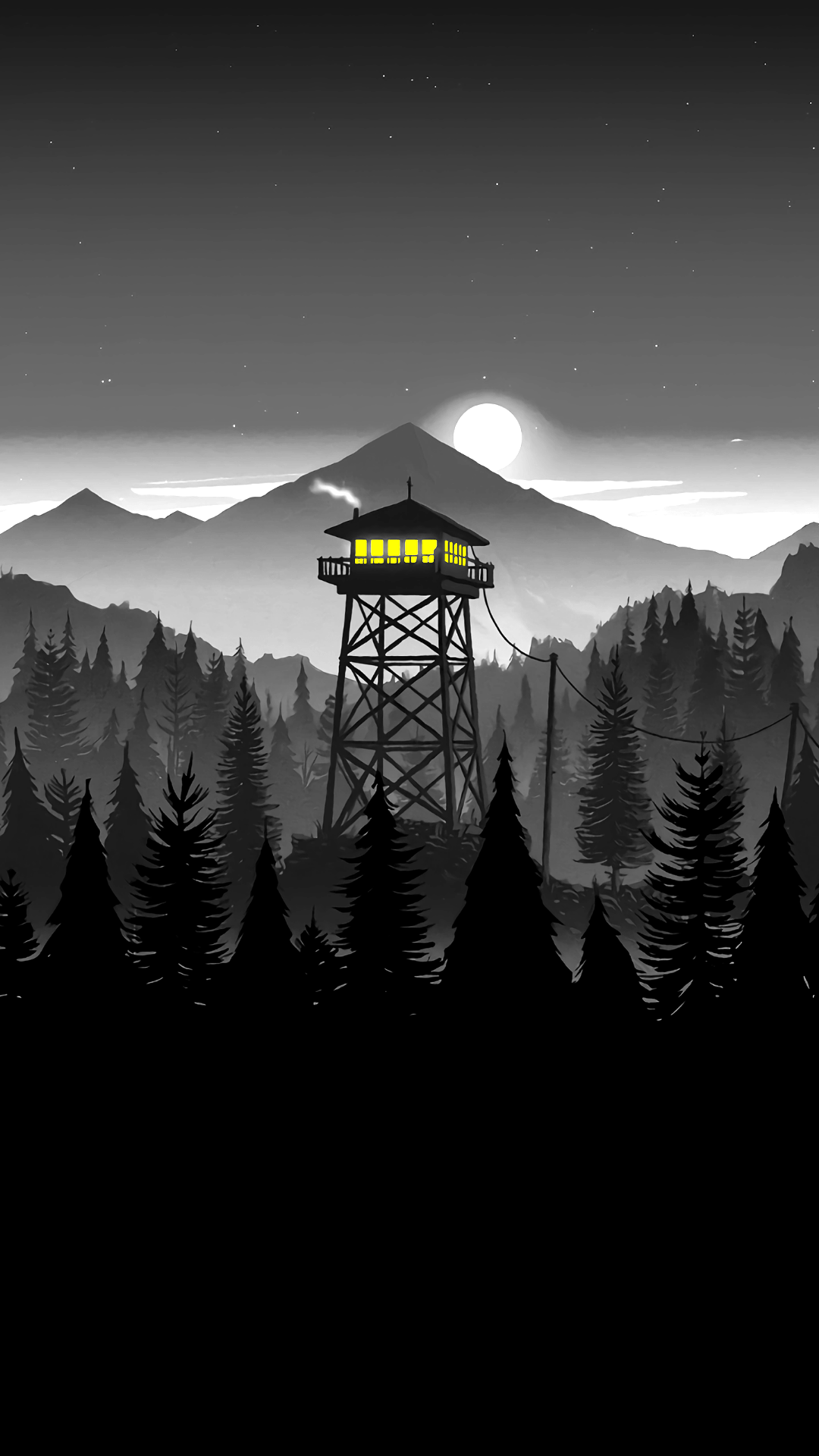 Black Firewatch Wallpaper