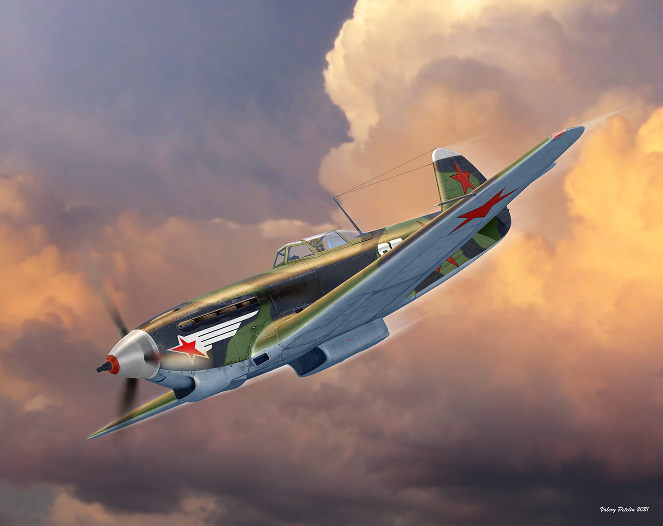 Yak 9T (box Art For ICM)