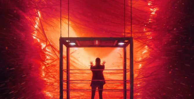 Stranger things, season 4, digital art wallpaper, HD image, picture, background, 3bd726