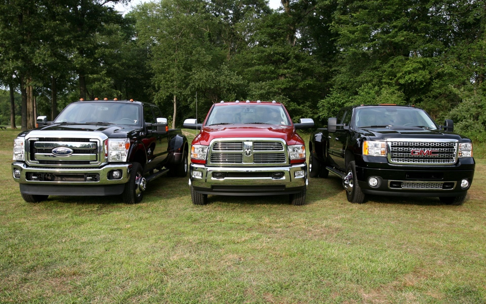 Wallpaper Ford F 450, Dodge Ram 3500, GMC Sierra Denali Background